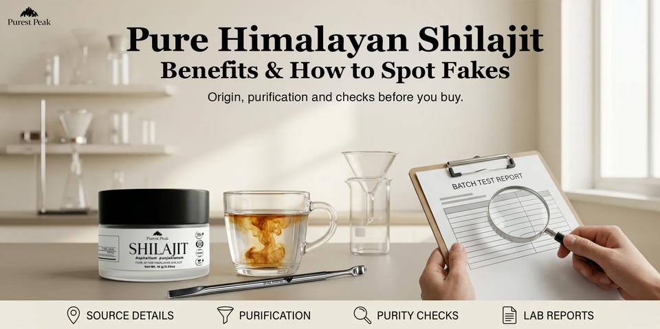 Pure Himalayan Shilajit Benefits and How to Spot Real Shilajit