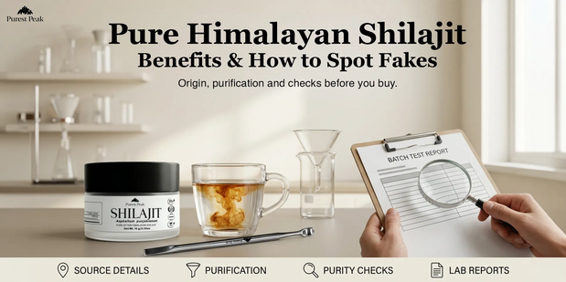 Pure Himalayan Shilajit Benefits and How to Spot Real Shilajit