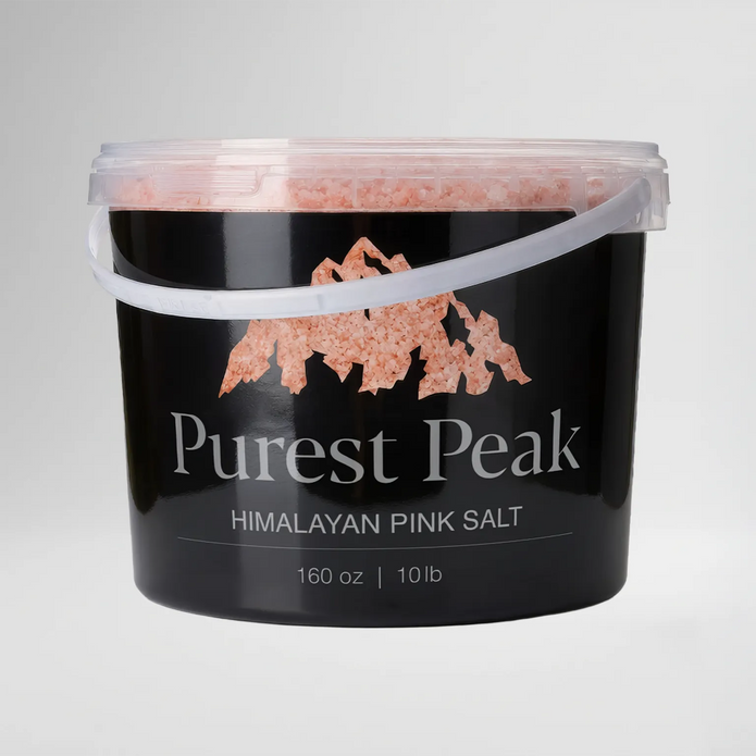 Purest Peak Pink Salt-Coarse Grain- 10lb.